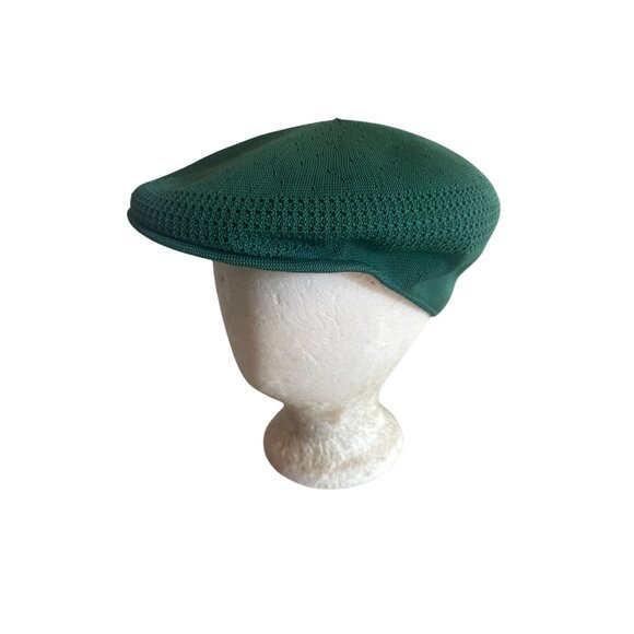 Kangol Mens Green Tropic 504 Ventair Flat Cap Size S St. patrick - Picture 1 of 6
